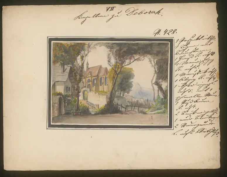 Deborah, Titel der Serie: Dekorationsfundus der Hoftheater (Altbestand aus der ersten Hälfte des 19. Jh.)