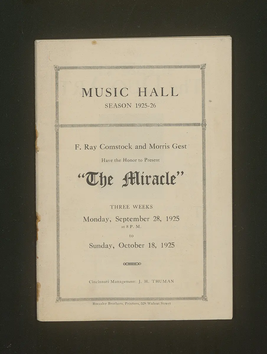 Das Mirakel (The Miracle)