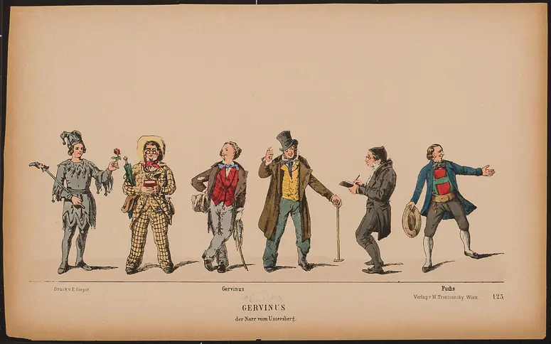 Gervinus - der Narr vom Untersberg, Titel der Serie: Trentsensky-Bogen, Titel der Serie: Großes Theater