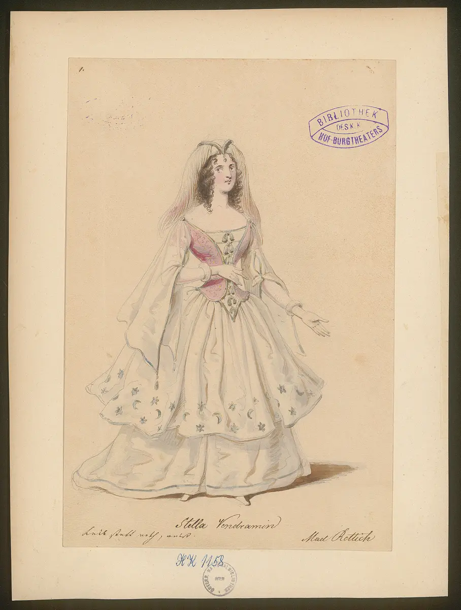 Verbot und Befehl, Titel der Serie: Figurinen des k.k. Hof-Burgtheaters