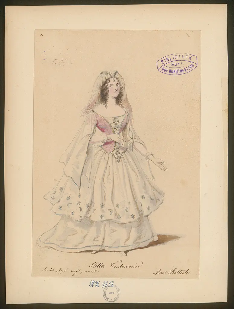 Verbot und Befehl, Titel der Serie: Figurinen des k.k. Hof-Burgtheaters