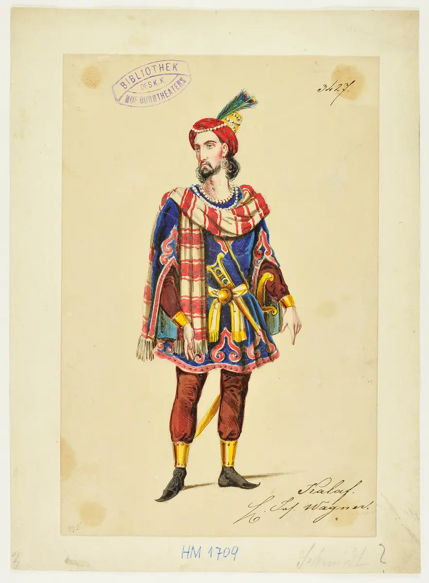 Turandot, Prinzessin von China, Suchtitel: Turandot, Titel der Serie: Figurinen des k.k. Hof-Burgtheaters