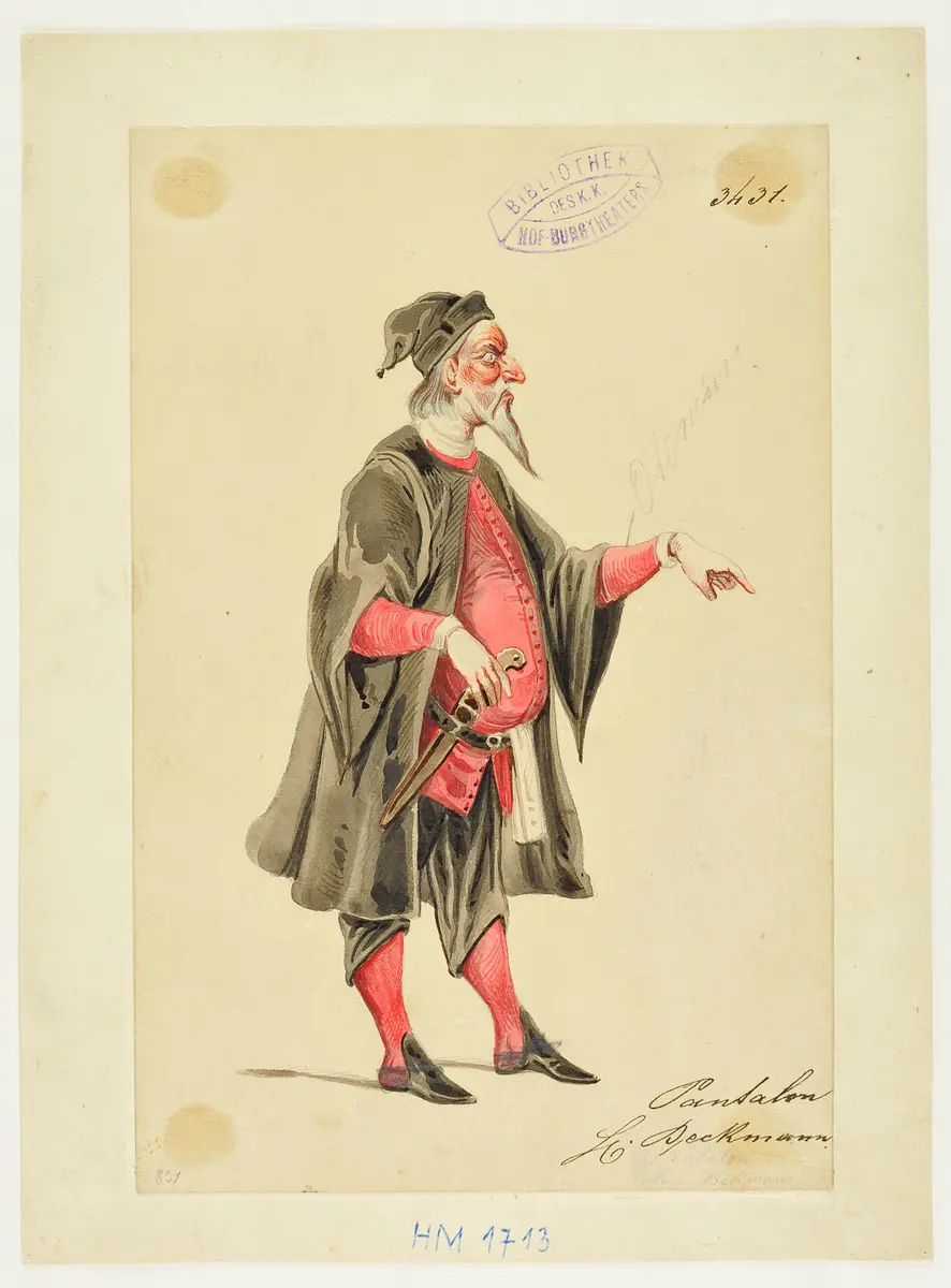 Turandot, Prinzessin von China, Suchtitel: Turandot, Titel der Serie: Figurinen des k.k. Hof-Burgtheaters