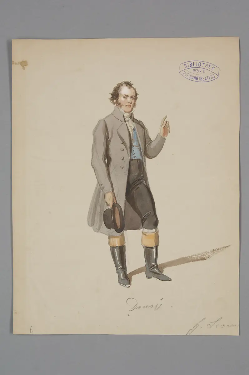 Andreas Hofer, der Sandwirt von Passeyer, Originaltitel: Das Trauerspiel in Tyrol, Titel der Serie: Figurinen des k.k. Hof-Burgtheaters