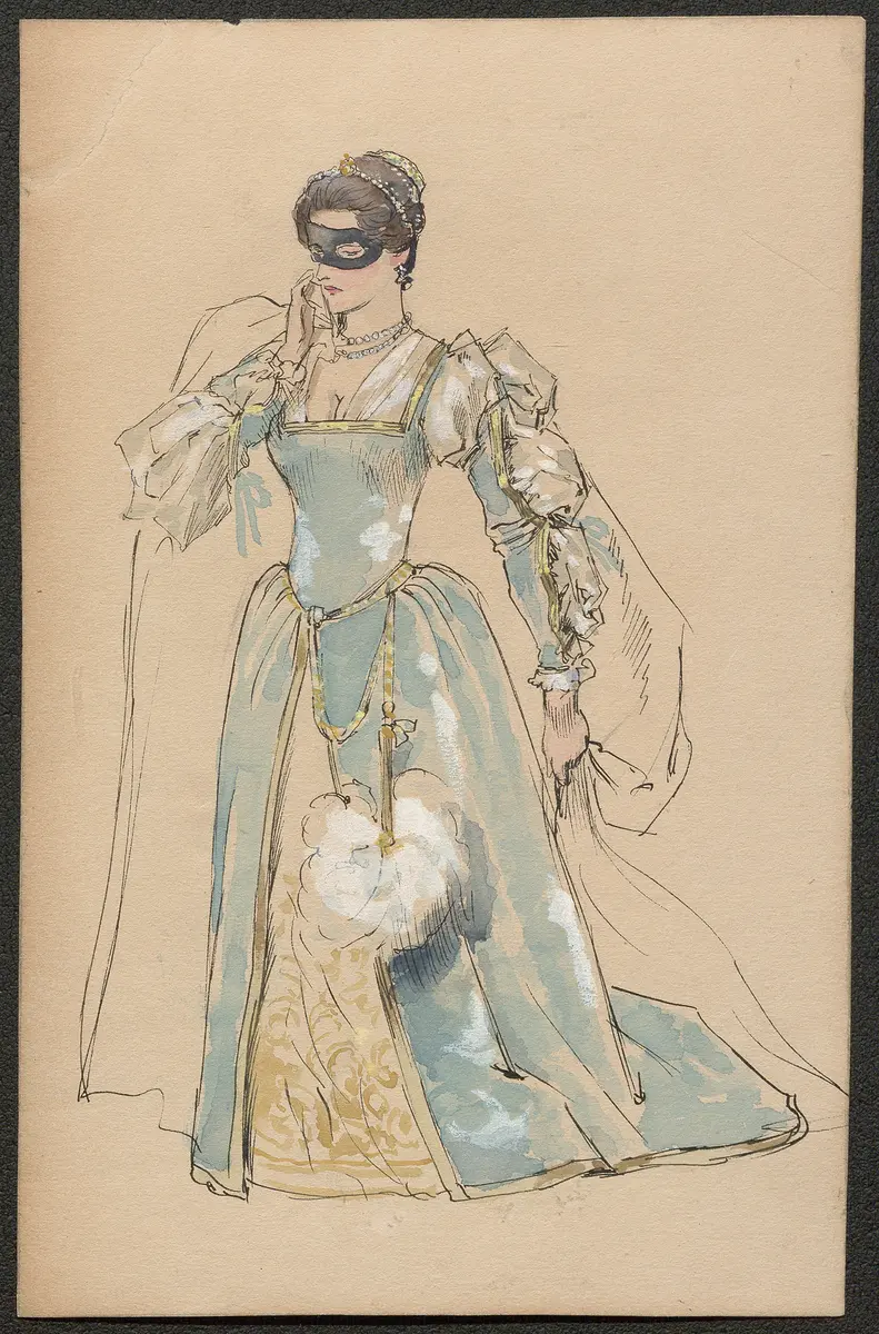 Ohne Titel, Titel der Serie: Figurinen des k.k. Hof-Burgtheaters