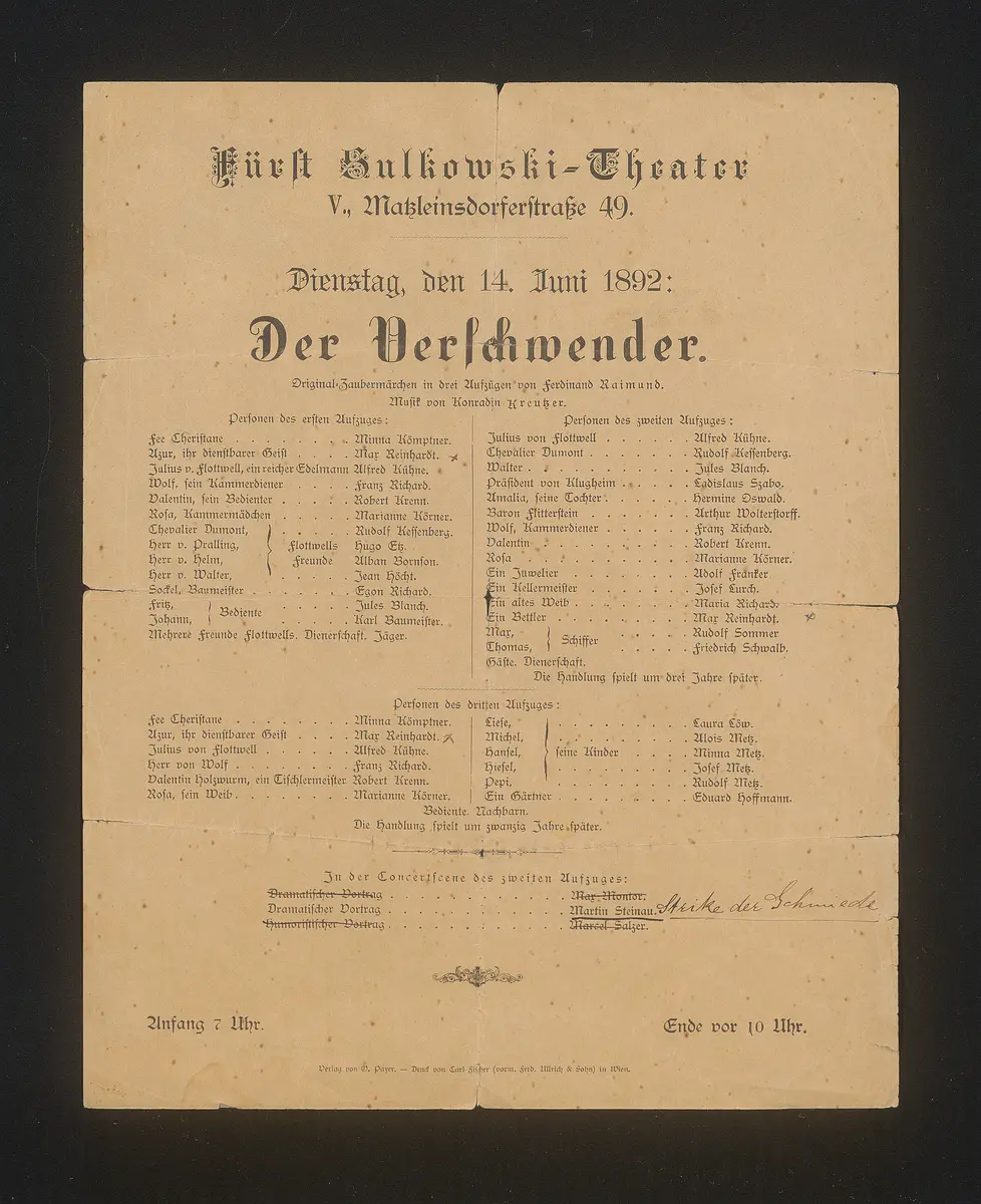 Der Verschwender