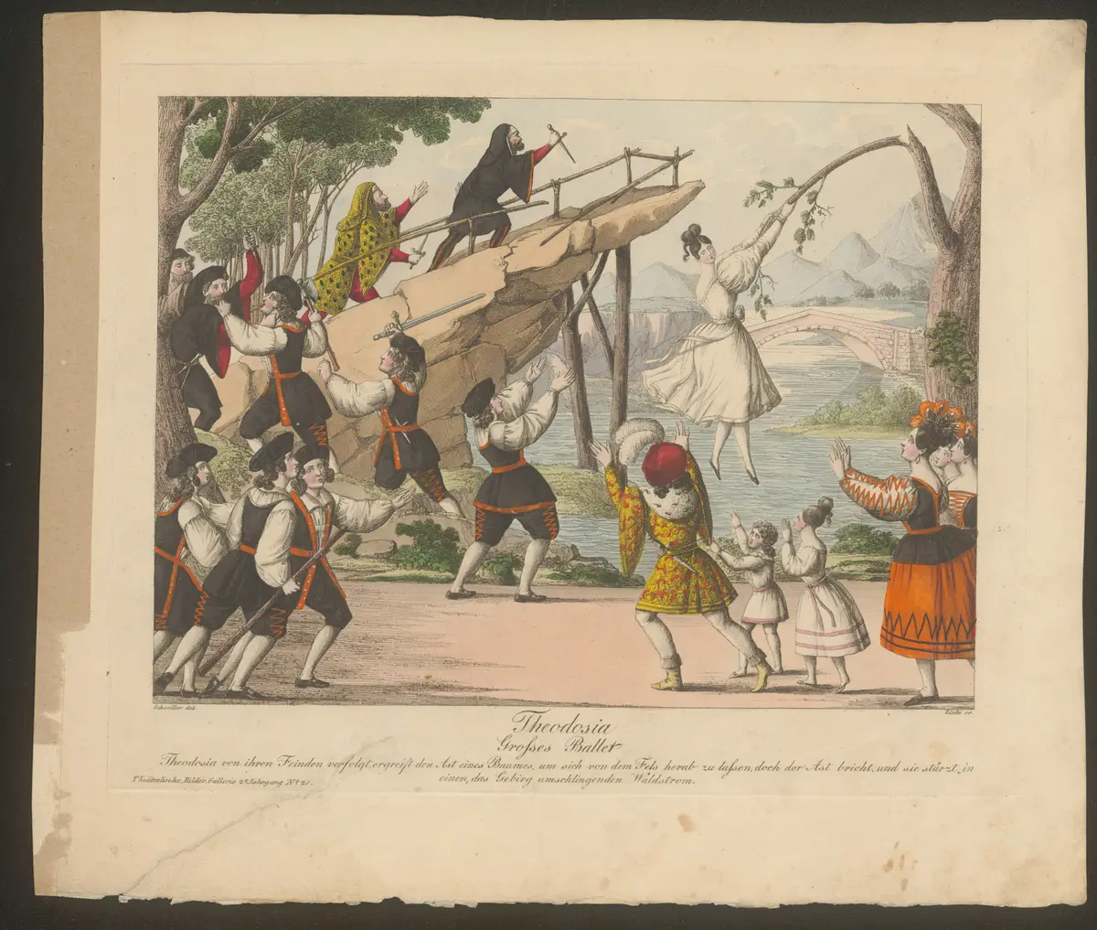 Theodosia, Titel der Serie: Theatralische Bilder-Gallerie, Name der Zeitschrift: Wiener Theaterzeitung
