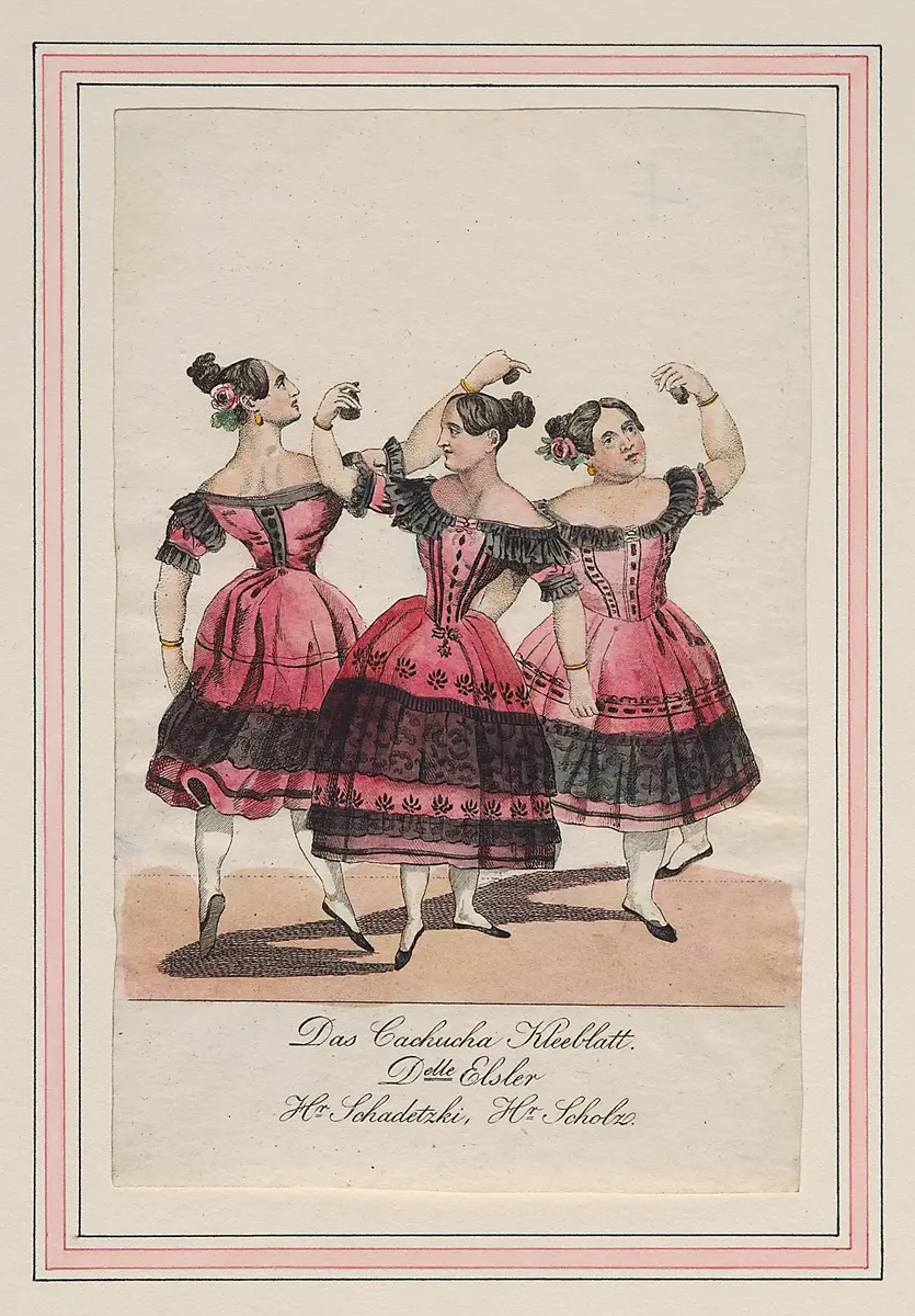 Das Cachucha Kleeblatt, Name der Zeitschrift: Komische Briefe des Hans-Jörgel von Gumpoldskirchen [...]