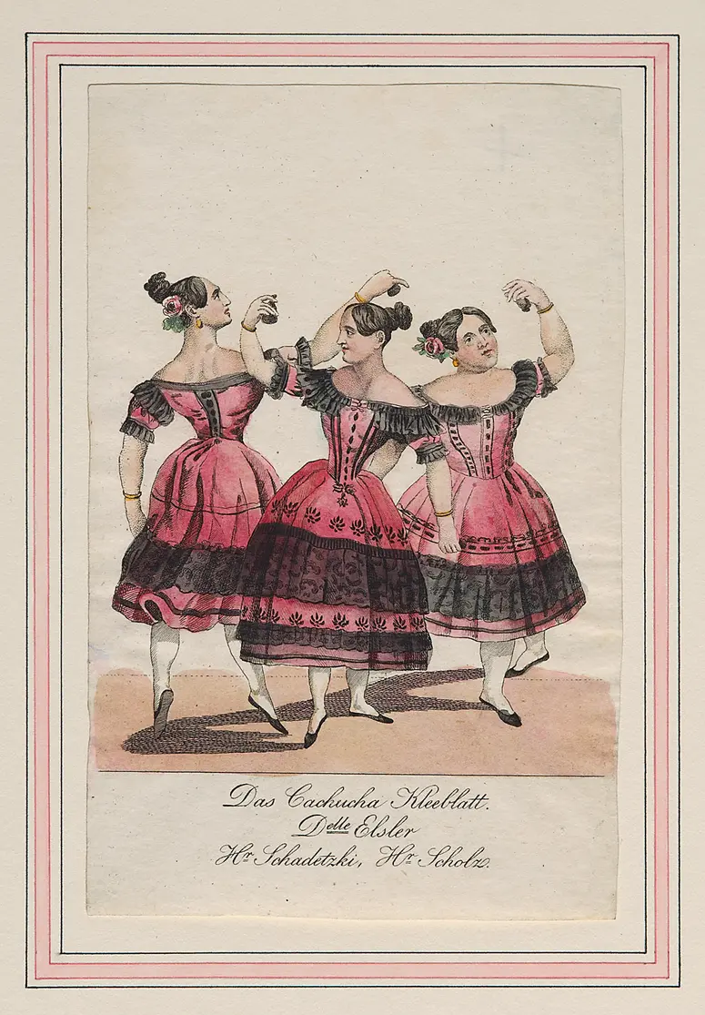 Das Cachucha Kleeblatt, Name der Zeitschrift: Komische Briefe des Hans-Jörgel von Gumpoldskirchen [...]