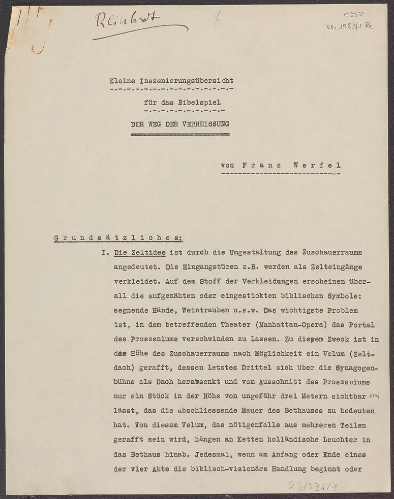 Der Weg der Verheißung