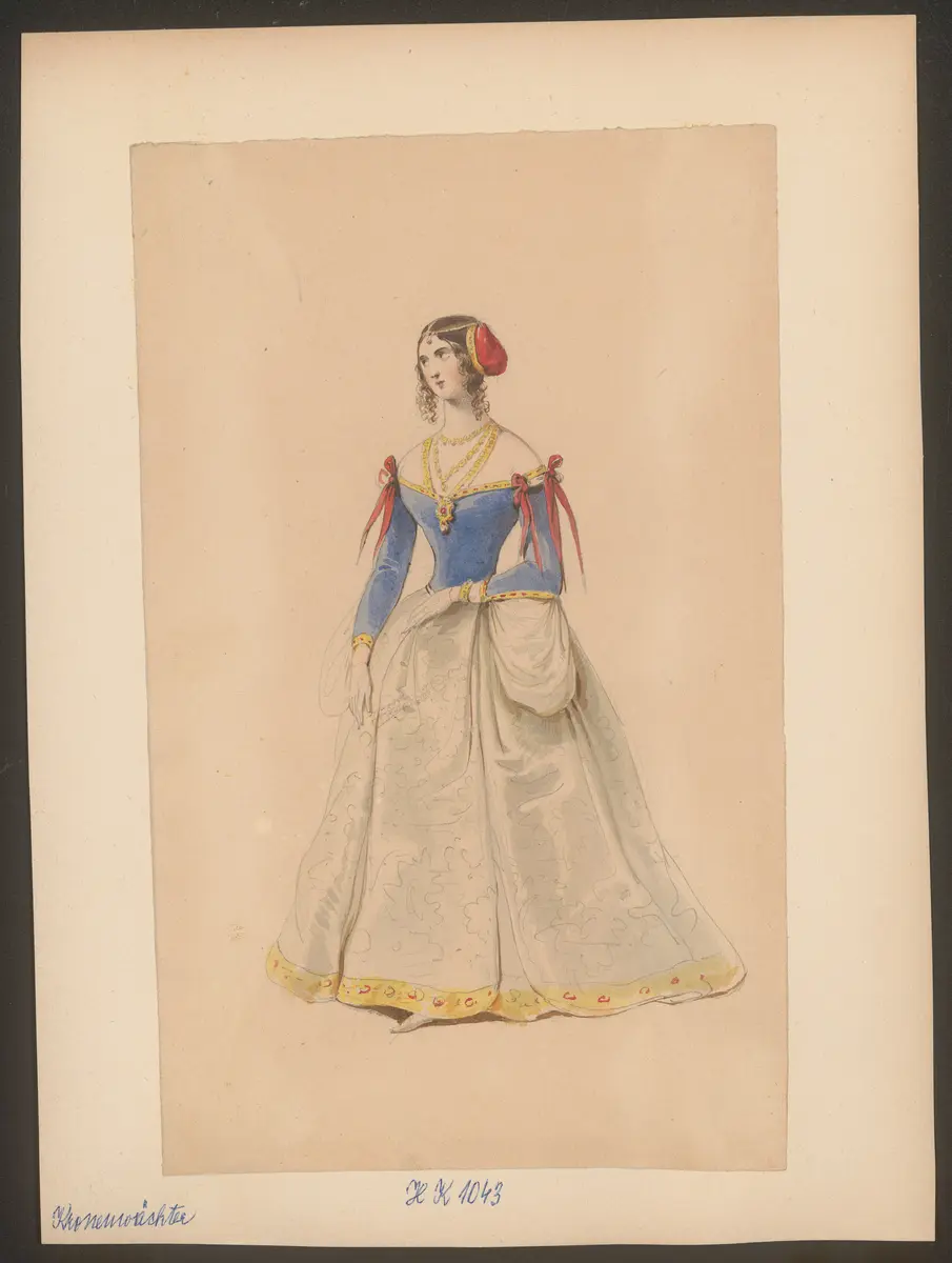 Die Kronenwächter, Titel der Serie: Figurinen des k.k. Hof-Burgtheaters