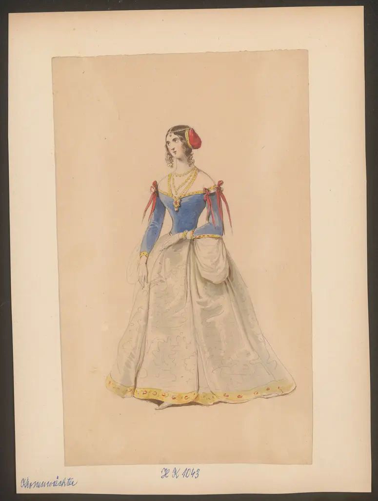 Die Kronenwächter, Titel der Serie: Figurinen des k.k. Hof-Burgtheaters