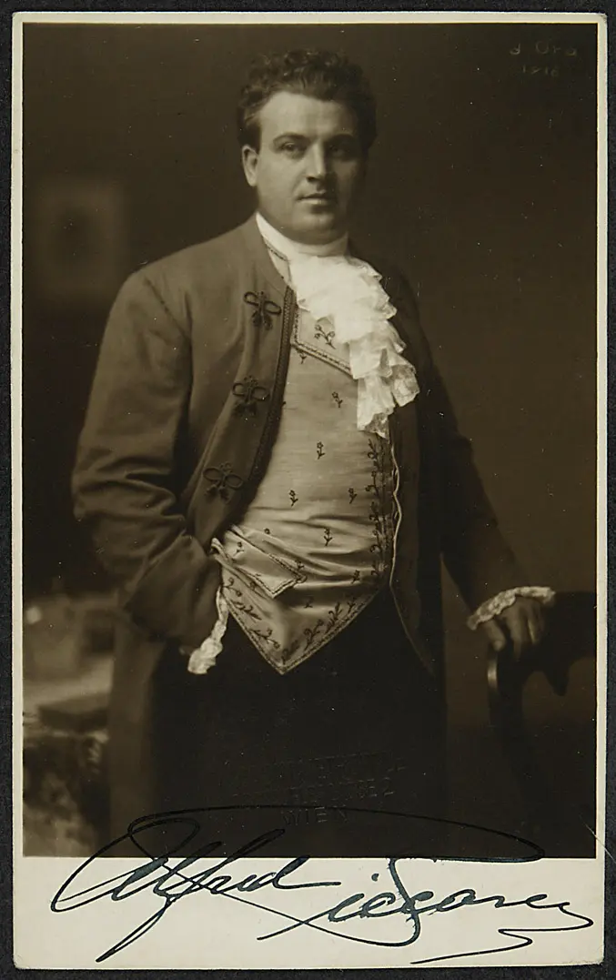 Alfred Piccaver, Verweis auf Stücktitel: Manon