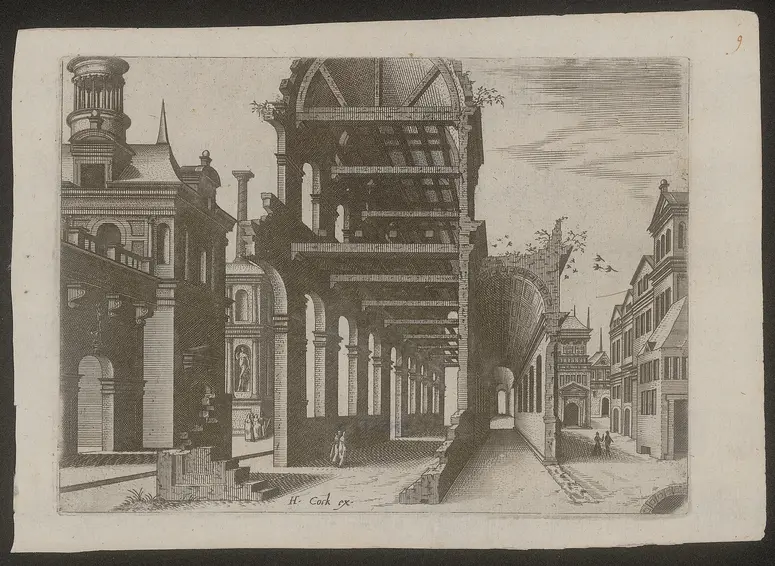 ohne Titel, Titel der Serie: Kleine perspektivische Architekturansichten