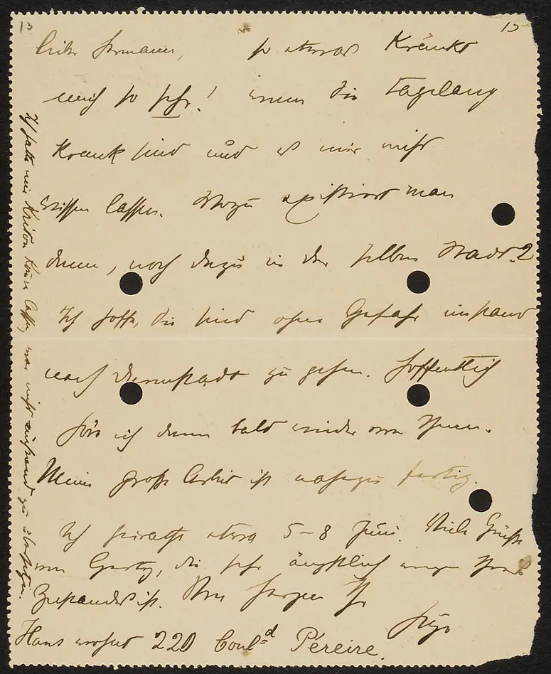 Kartenbrief