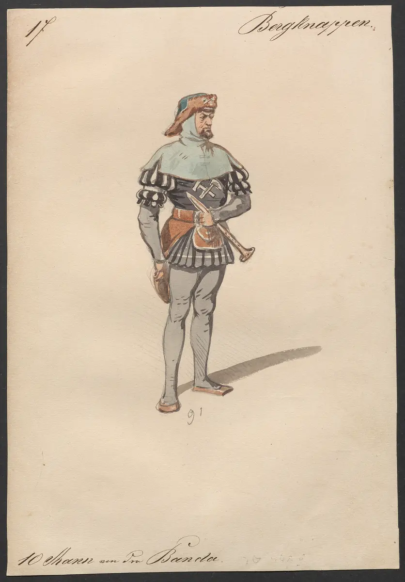 Der Freischütz, Titel der Serie: Figurinen des k.k. Hofoperntheaters