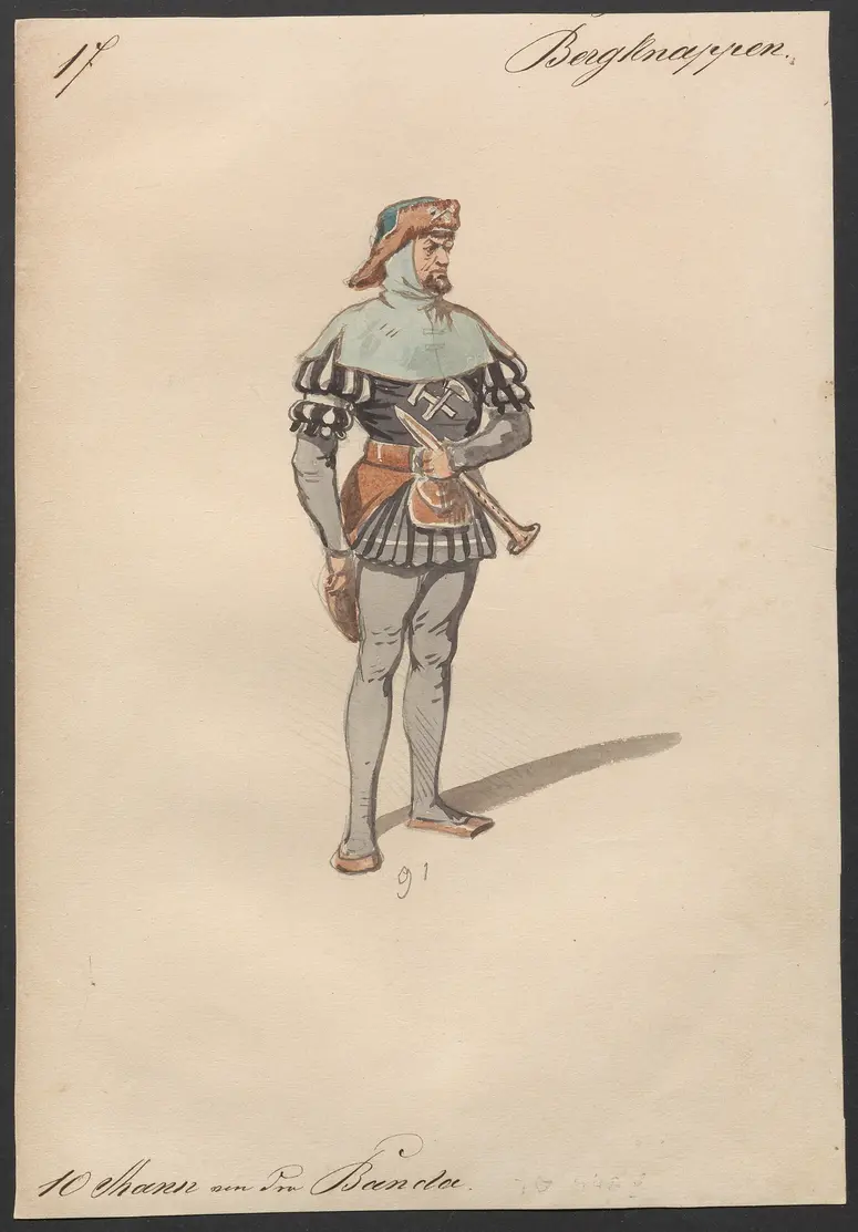 Der Freischütz, Titel der Serie: Figurinen des k.k. Hofoperntheaters