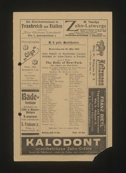 The Belle of New York (Die Schöne von New York)