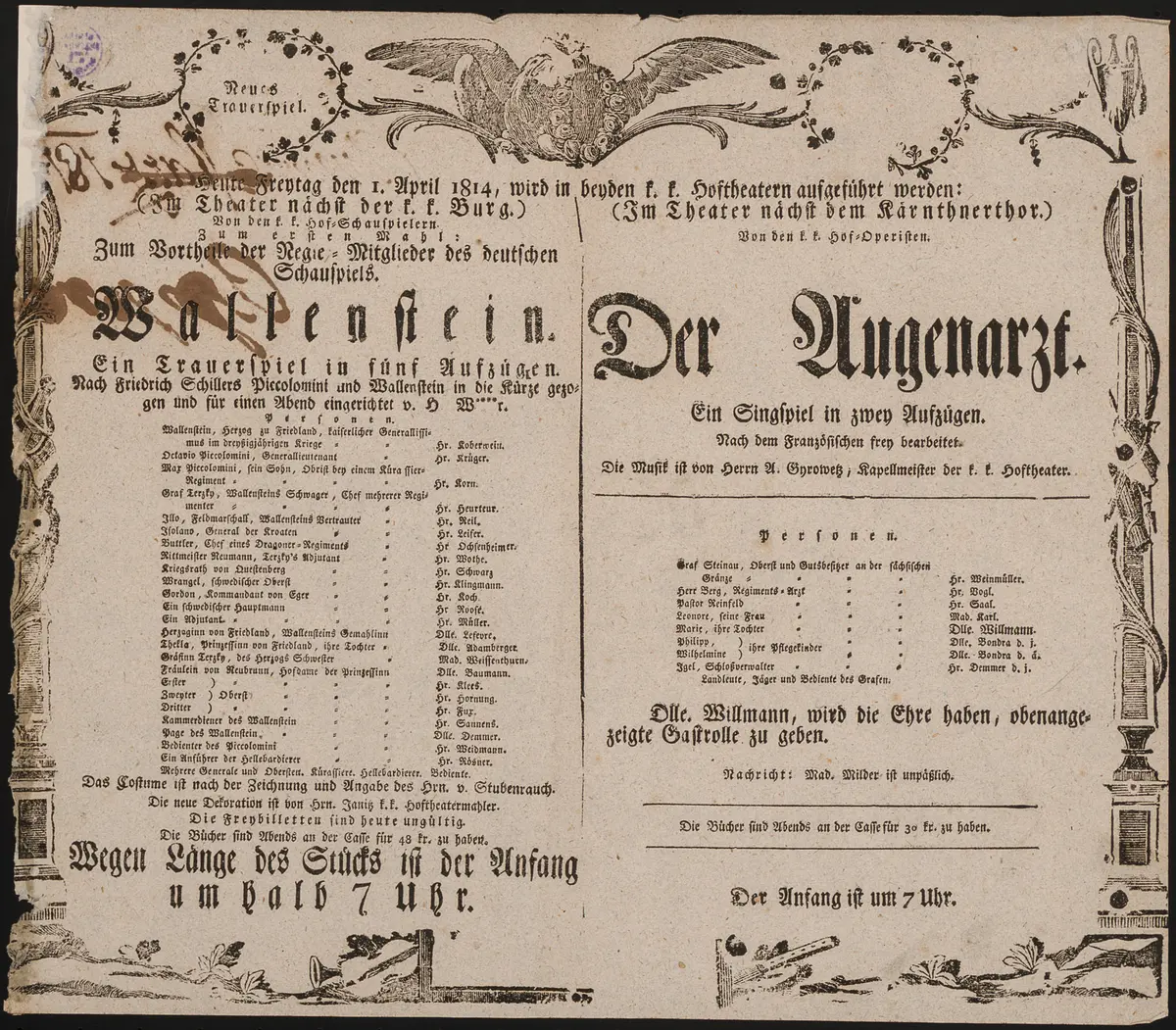 Wallenstein, Der Augenarzt