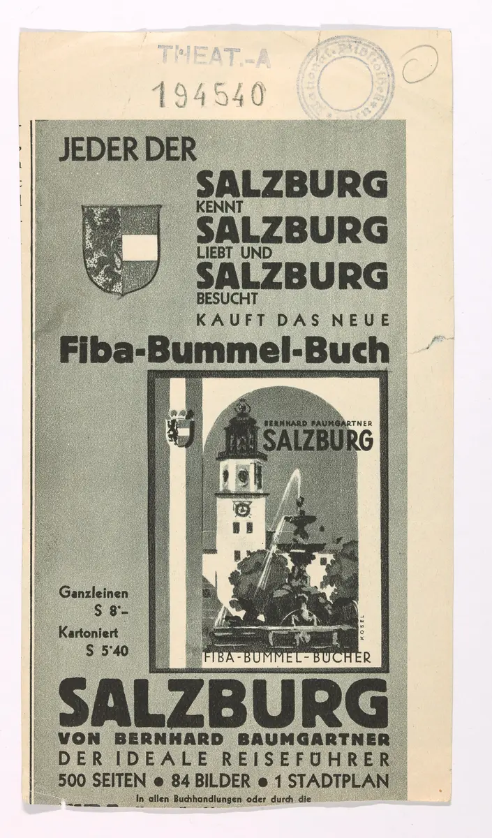 Attila Hörbiger, Verweis auf Stücktitel: Jedermann