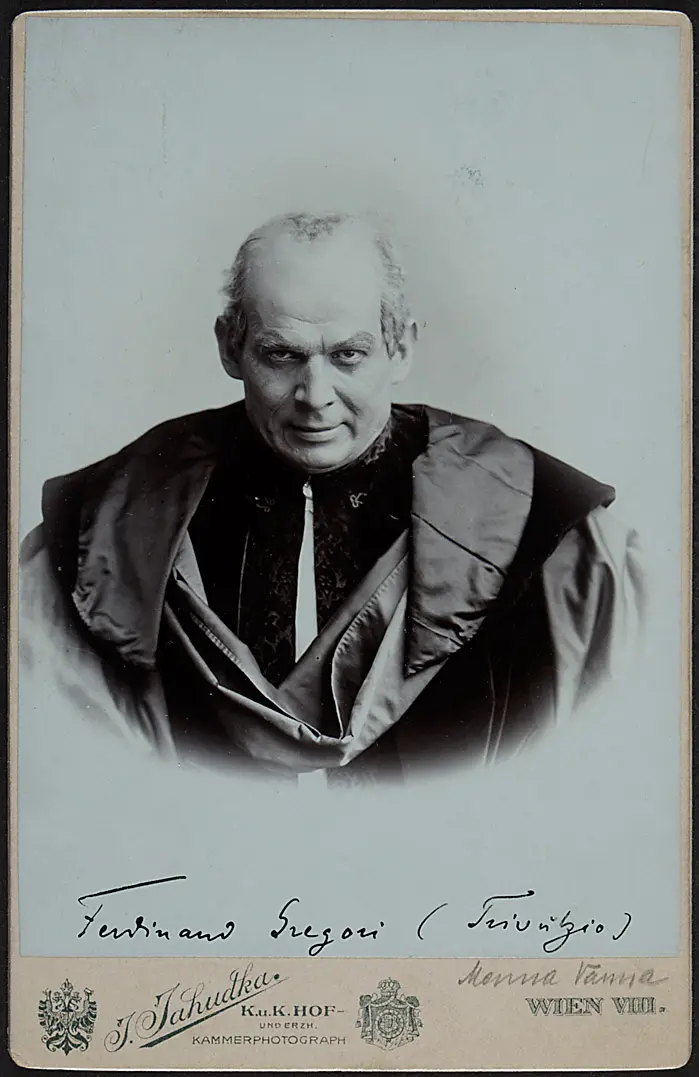 Ferdinand Gregori, Verweis auf Stücktitel: Monna Vanna