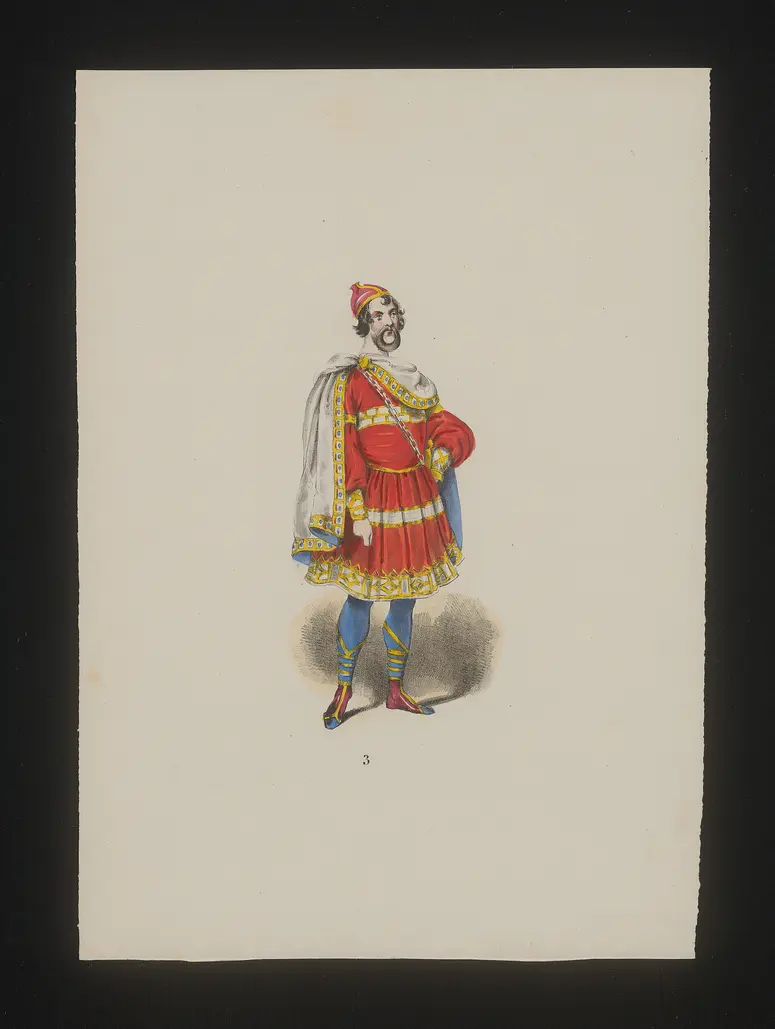 Cymbeline, Titel in Vorlageform: Die KInder Cymbelins, Titel der Serie: Neue Costume-Sammlung verschiedener Zeiten und Nationen