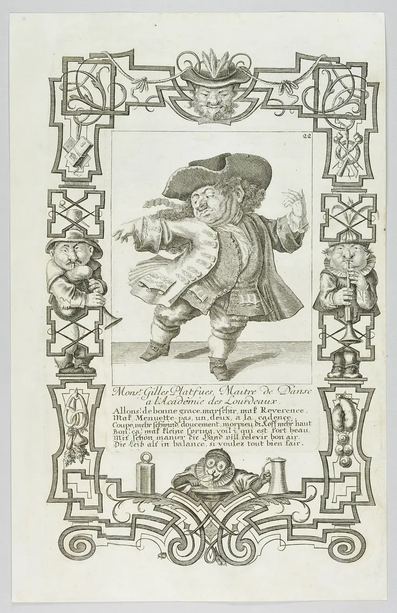 Il Callotto resuscitato oder Neü eingerichtes Zwerchen Cabinett, Mons.r Gilles Platfues...