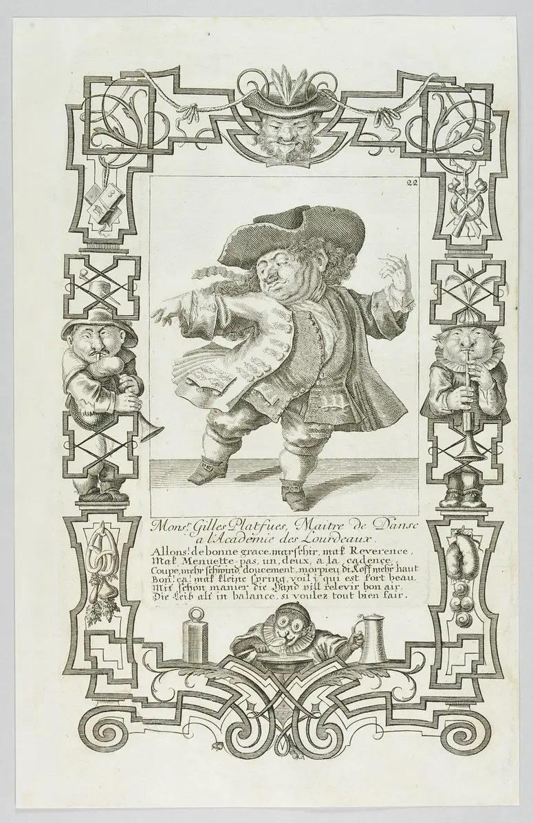 Il Callotto resuscitato oder Neü eingerichtes Zwerchen Cabinett, Mons.r Gilles Platfues...
