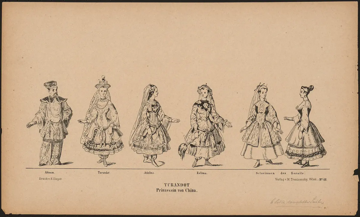 Turandot - Prinzessin von China, Titel der Serie: Trentsensky-Bogen, Titel der Serie: Großes Theater