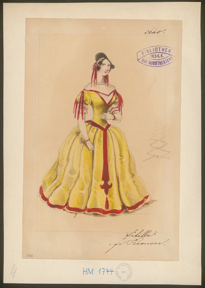 Liebhaber und Nebenbuhler in einer Person, oder Der Waffenschmied von Worms, Suchtitel: Liebhaber und Nebenbuhler in einer Person, Titel der Serie: Figurinen des k.k. Hof-Burgtheaters