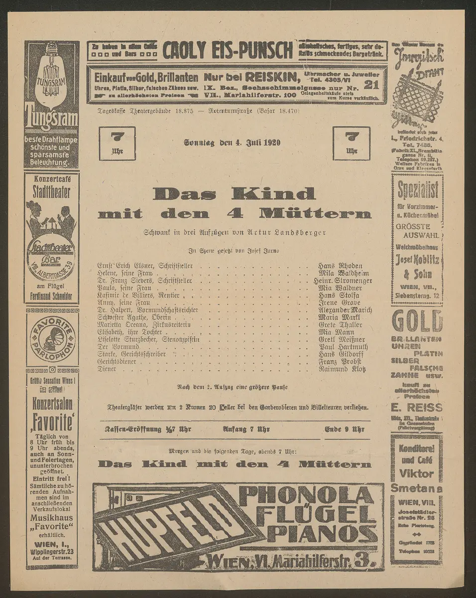 Das Kind mit den vier Müttern