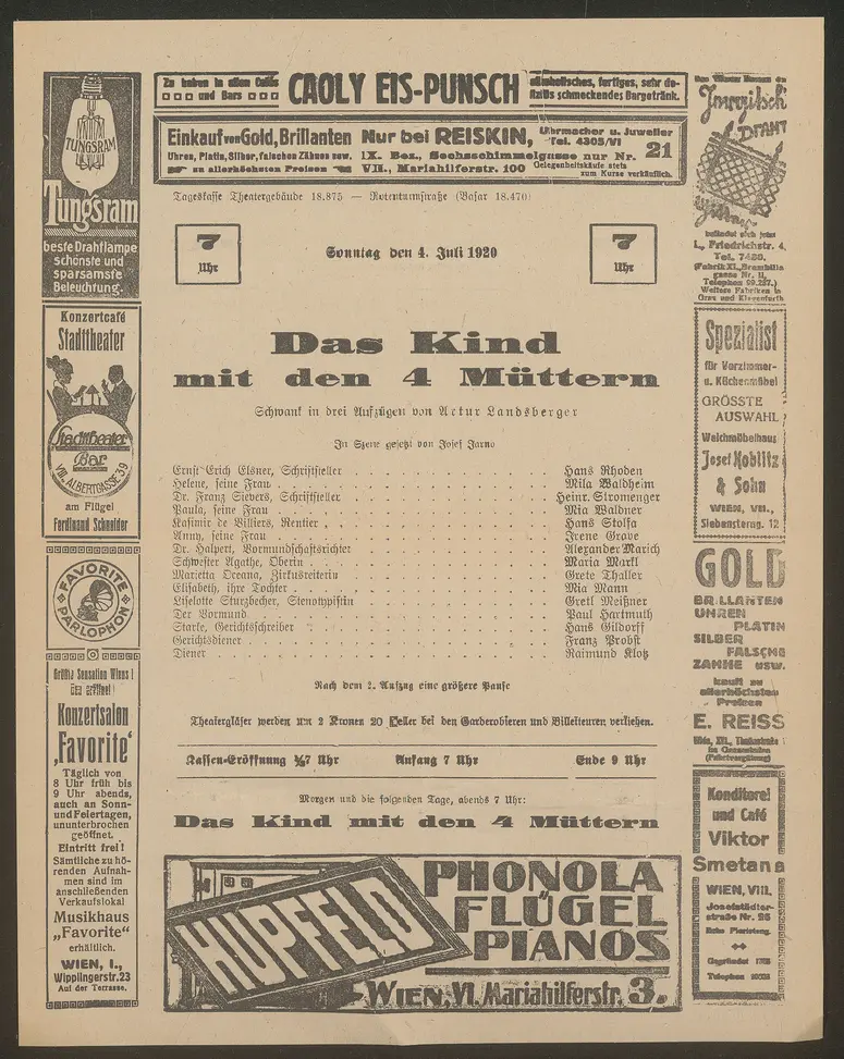 Das Kind mit den vier Müttern