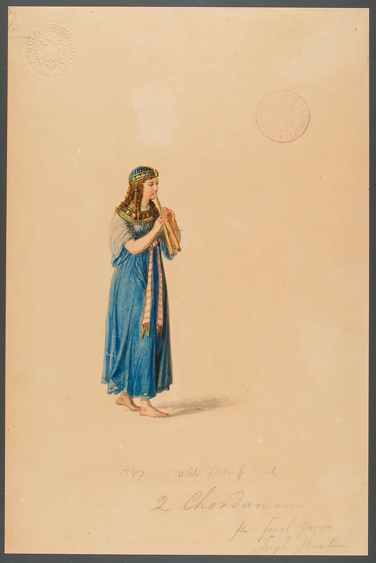 Die Zauberflöte, Titel der Serie: Figurinen des k.k. Hofoperntheaters