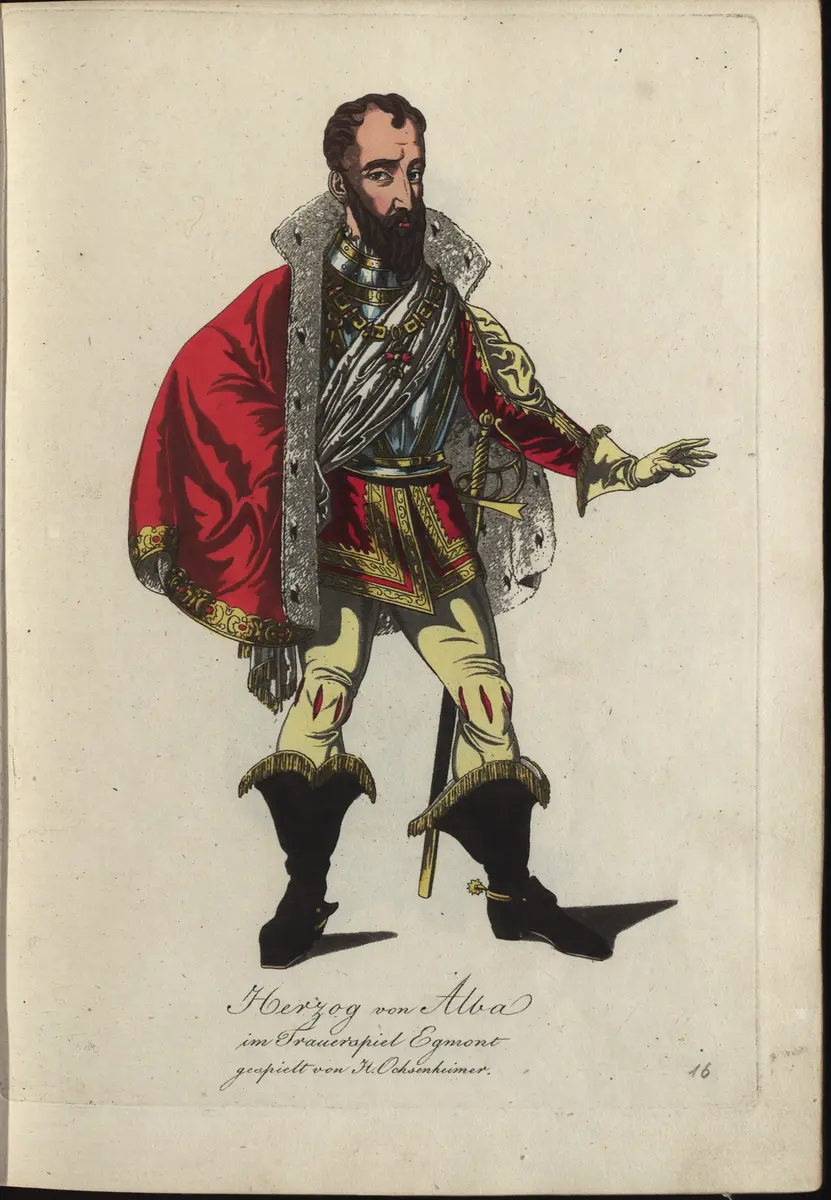 Egmont, Titel der Serie: Auswahl schöner Costumes für Theater- und Ball-Anzüge