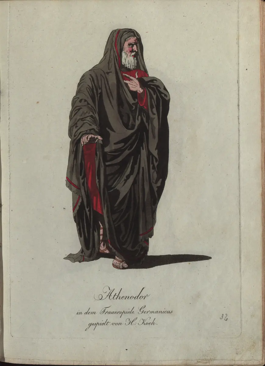 Germanicus, Titel der Serie: Auswahl schöner Costumes für Theater- und Ball-Anzüge