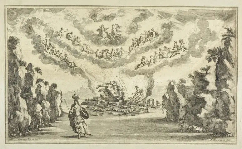 Il Pomo d'Oro, Titel in Vorlageform: Il Pomo d'Oro. Festa Teatrale Rappresenta in Vienna per l'augustissime Nozze delle Sacre Cesaree Reali Maesta di Leopoldo e Margherita., Alternativtitel: Der guldene Apfel