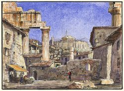 Die Ruinen von Athen