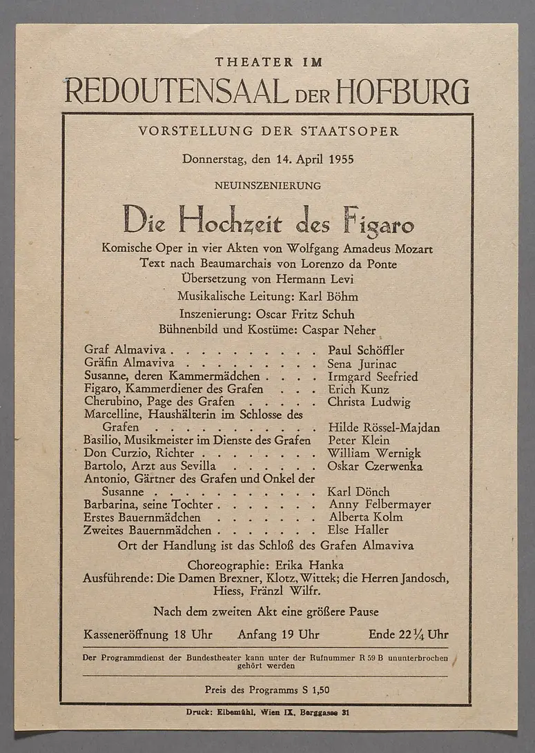 Die Hochzeit des Figaro