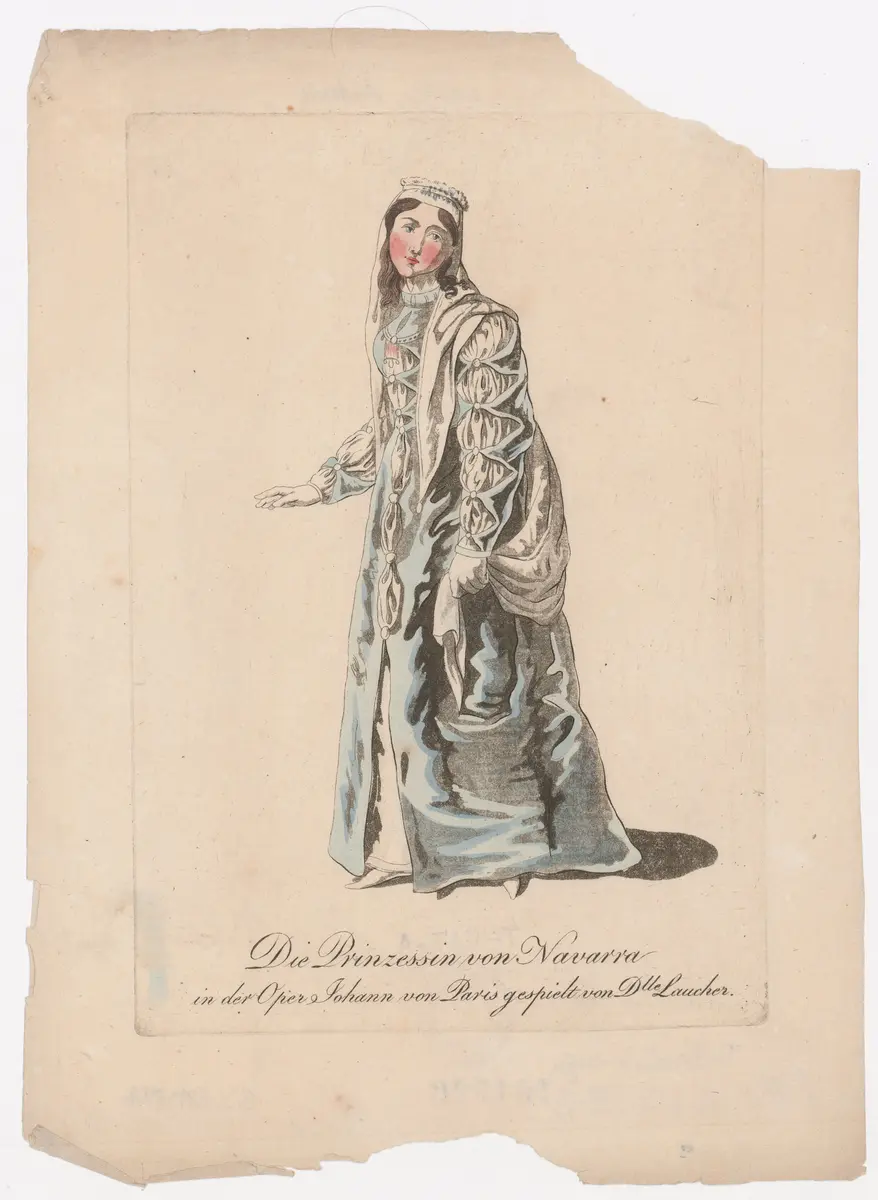 Antonie Laucher, Verweis auf Stücktitel: Johann von Paris