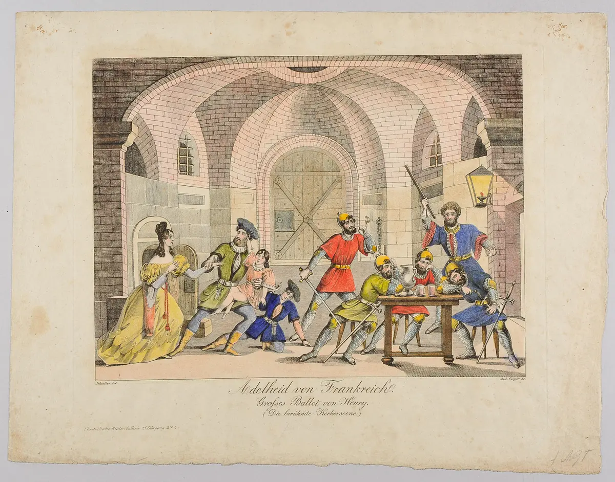 Adelheid von Frankreich, Titel der Serie: Theatralische Bilder-Gallerie, Name der Zeitschrift: Wiener Theaterzeitung