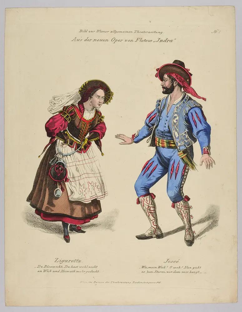 Indra, Titel der Serie: Costume-Bild, Name der Zeitschrift: Wiener Theaterzeitung