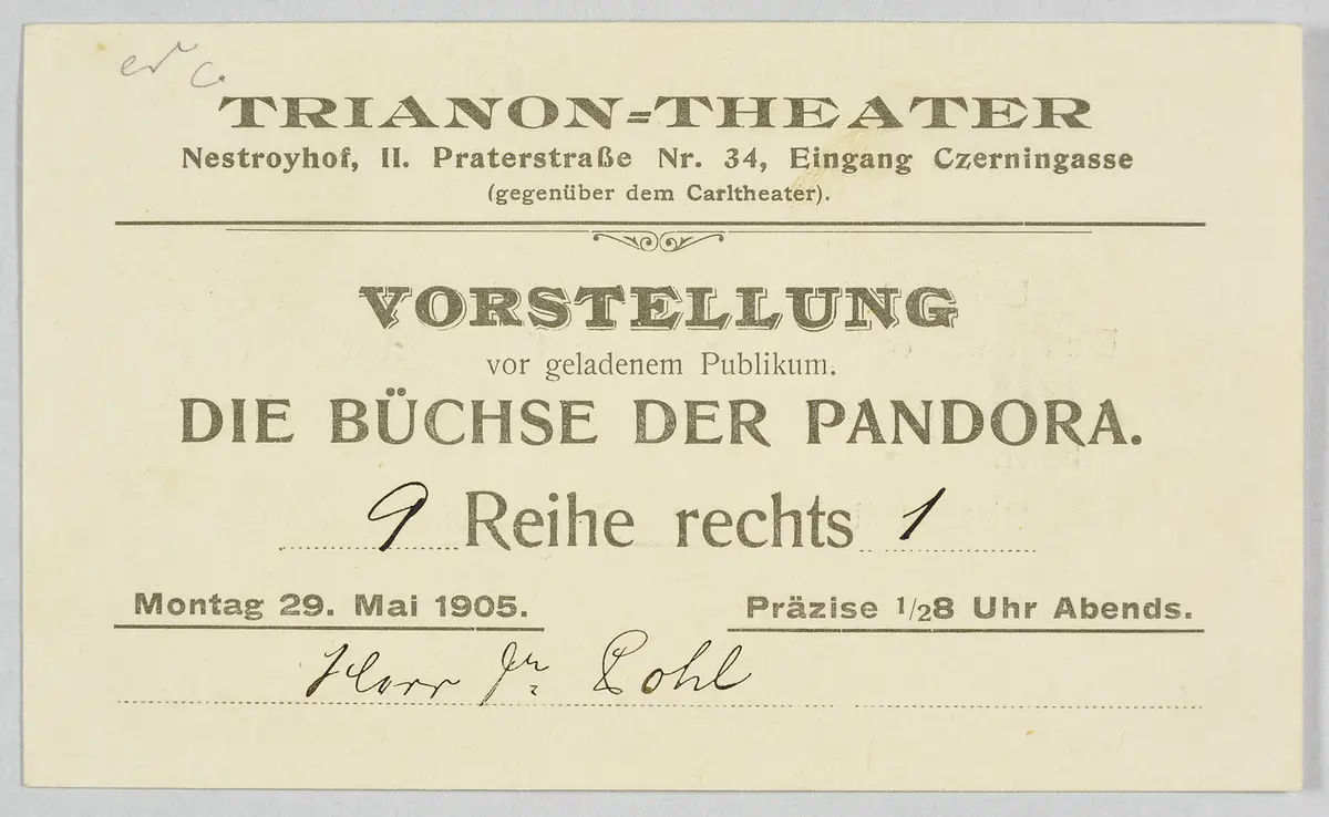 Die Büchse der Pandora