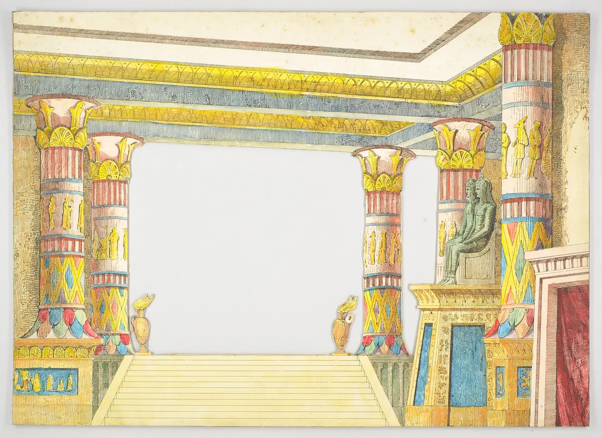 Inneres des Isis Tempel