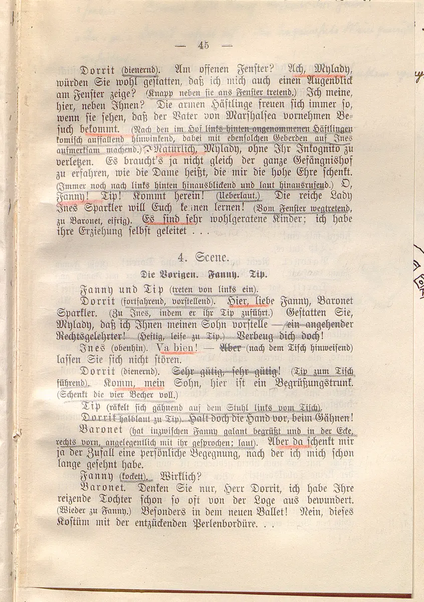 Klein Dorrit. Lustspiel in drei Akten