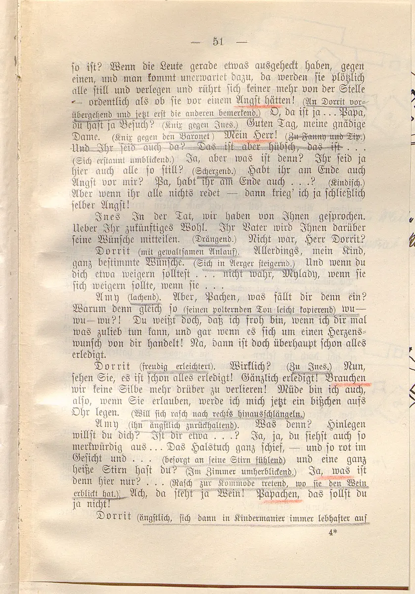 Klein Dorrit. Lustspiel in drei Akten