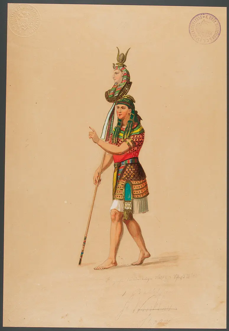 Die Zauberflöte, Titel der Serie: Figurinen des k.k. Hofoperntheaters
