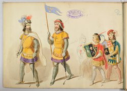 Die Jungfrau von Orleans, Titel der Serie: Figurinen des k.k. Hof-Burgtheaters