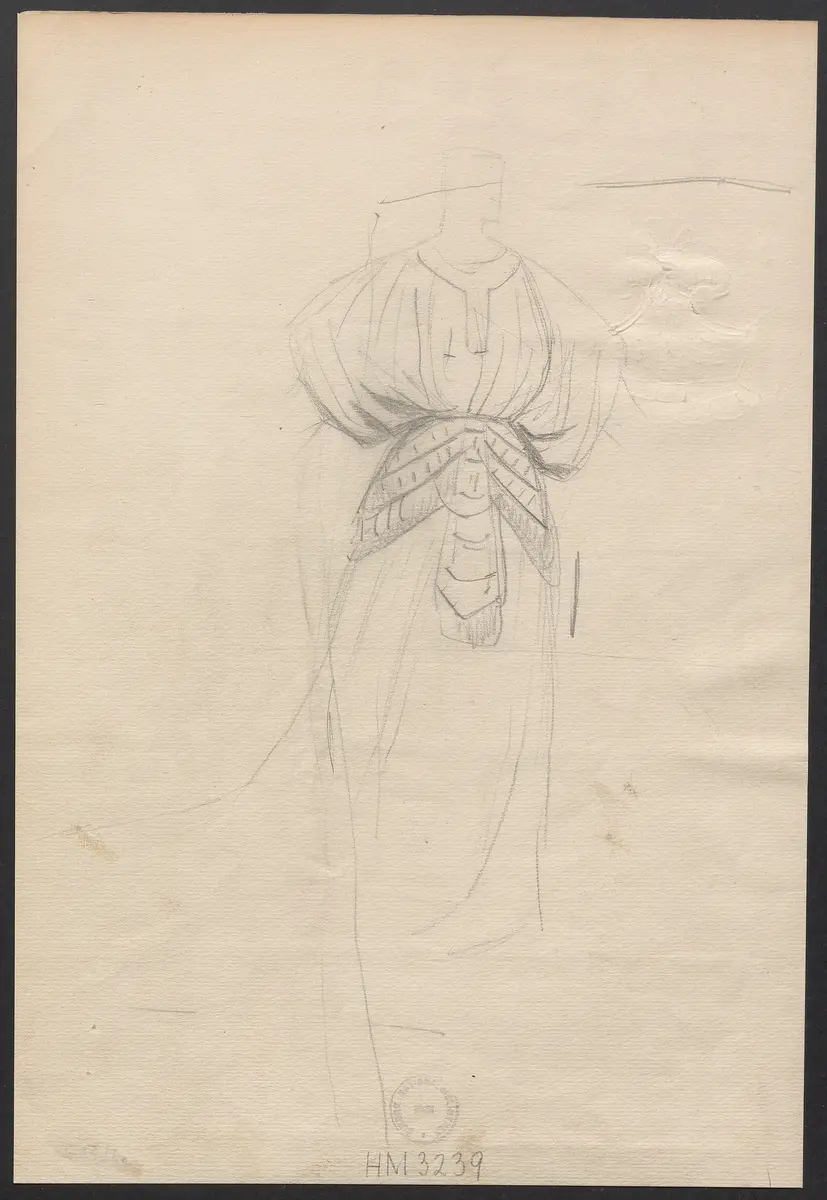 Sophonisbe, Titel der Serie: Figurinen des k.k. Hof-Burgtheaters