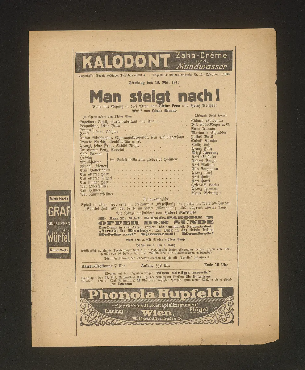 Man steigt nach!
