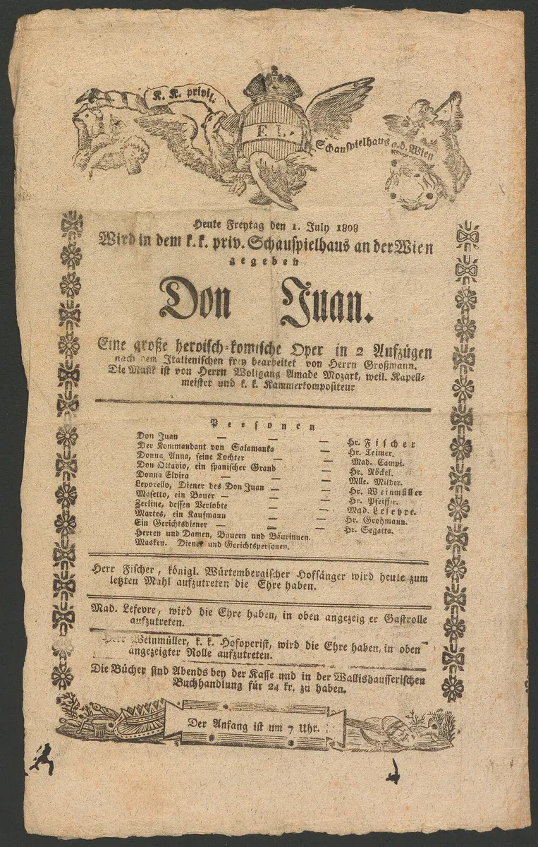 Don Juan, Alternativtitel: Don Giovanni